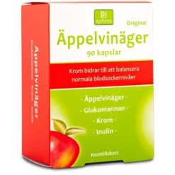 Nyform Äppelvinäger+Krom 90 kapslar