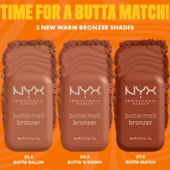 NYX Professional Makeup Buttermelt Bronzer 02.5 Butta Ballin 5 g