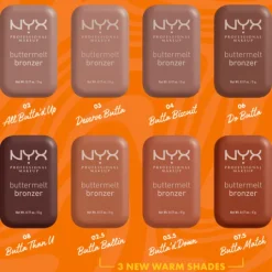 NYX Professional Makeup Buttermelt Bronzer 03.5 Butta D Down 5 g