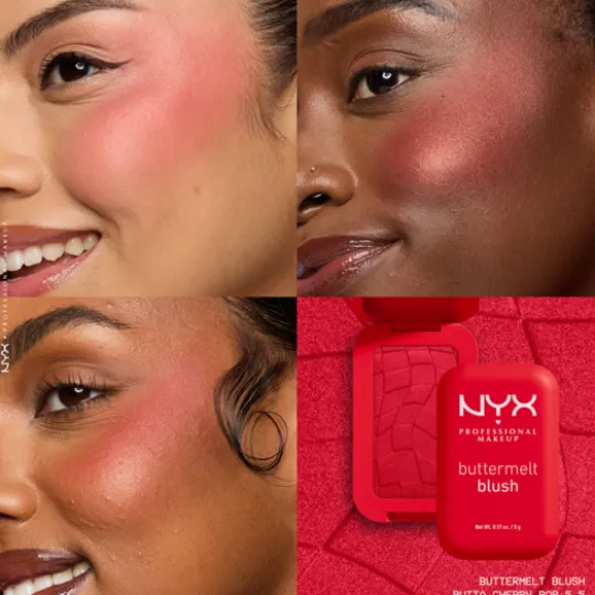 NYX Professional Makeup Buttermelt Blush 5.25 Butta Cherry Pop 5 g