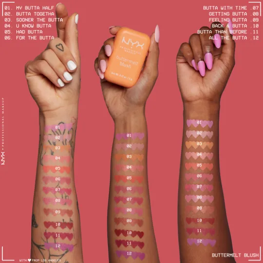 NYX Professional Makeup Buttermelt Blush 08 Getting Butta 5 g