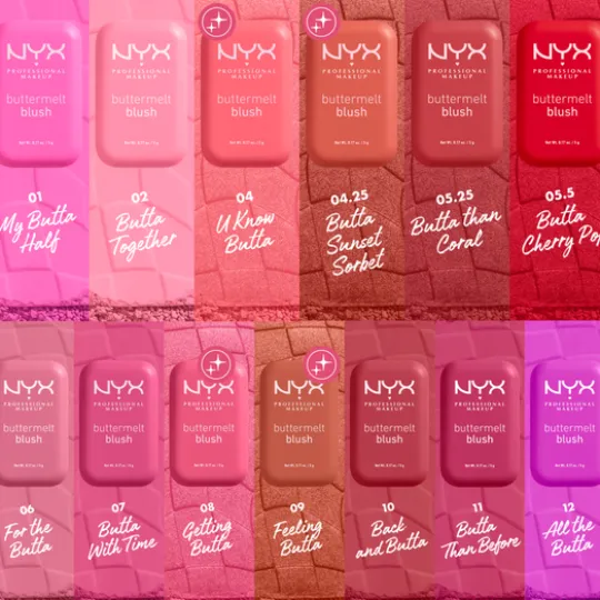 NYX Professional Makeup Buttermelt Blush 01 My Butta Half 5 g