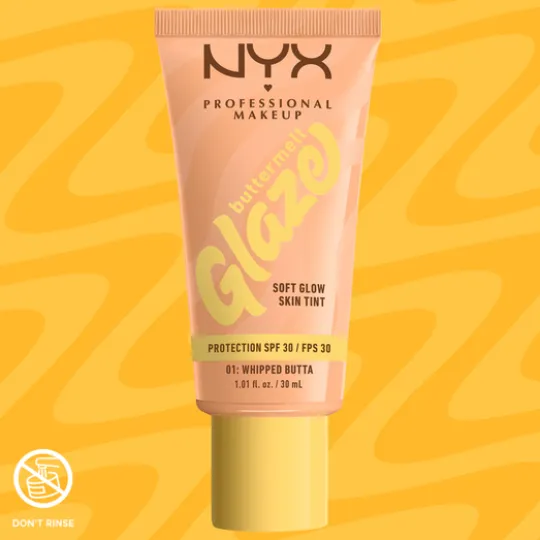 NYX Professional Makeup Buttermelt Glaze Skin Tint SPF30 Foundation 01 Whipped Butta 30 ml
