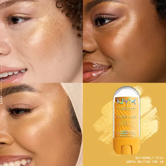 NYX Professional Makeup Buttermelt Glaze Highlighter Stix 10 Worth Melting For 8 ml