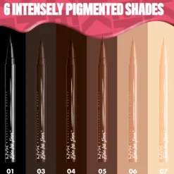 NYX Professional Makeup Epic Ink Waterproof Liquid Eyeliner 03 Dark Chocolate 1 ml