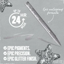 NYX Professional Makeup Epic Ink Liner Glitz Vattenfast Eyelinerpenna 04 Flashy Flare 1 ml