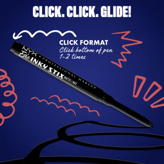 NYX Professional Makeup Epic Inky Stix Eyelinerpenna 01 Black Screen 0,1 g