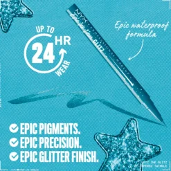 NYX Professional Makeup Epic Ink Liner Glitz Vattenfast Eyelinerpenna 01 Tapered Twinkle 1 ml