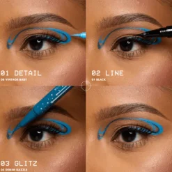 NYX Professional Makeup Epic Ink Liner Glitz Vattenfast Eyelinerpenna 01 Tapered Twinkle 1 ml