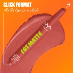 NYX Professional Makeup Fat Matte Slick Click Lip Balm 09 Mauve Cloud 8 ml