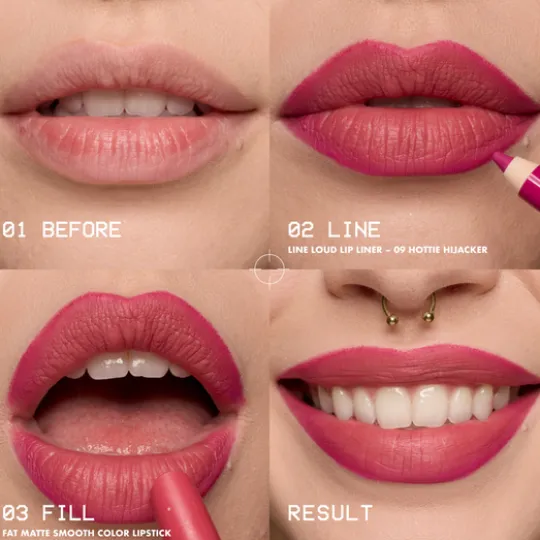 NYX Professional Makeup Fat Matte Slick Click Lip Balm 14 Hibiscus Hug 8 ml
