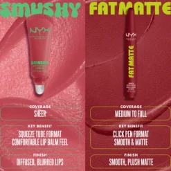 NYX Professional Makeup Fat Matte Slick Click Lip Balm 14 Hibiscus Hug 8 ml