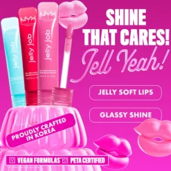 NYX Professional Makeup Jelly Job Läppglans 09 Jelly Jammin 8 ml