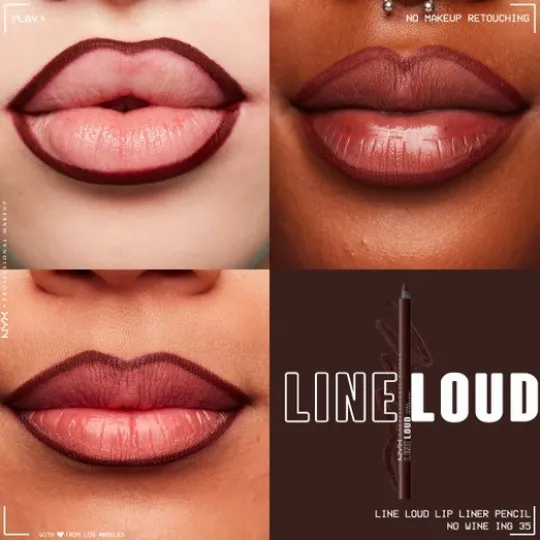 NYX Professional Makeup Line Loud Lip Pencil 35 No Wine-ing 1,2 g