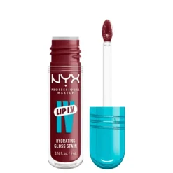 NYX Professional Makeup Lip I.V. Hydrating Gloss Stain läppglans 08 Drippin in Rose 5 ml