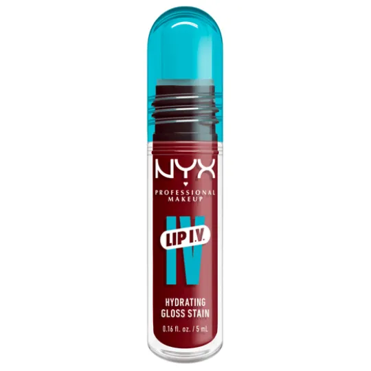 NYX Professional Makeup Lip I.V. Hydrating Gloss Stain läppglans 13 Cranberry Splash 5 ml