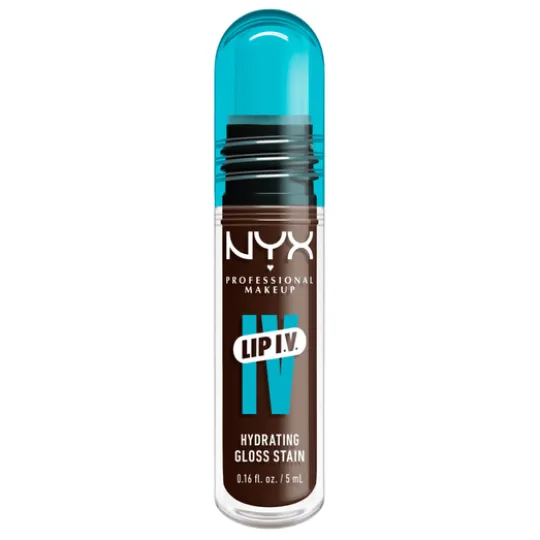 NYX Professional Makeup Lip I.V. Hydrating Gloss Stain läppglans 06 Espresso Soak 5 ml