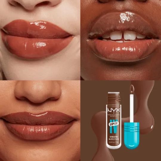 NYX Professional Makeup Lip I.V. Hydrating Gloss Stain läppglans 03 Splash N Spice 5 ml
