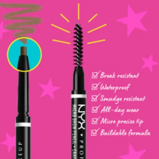 NYX Professional Makeup Micro Brow Pencil 8 Black