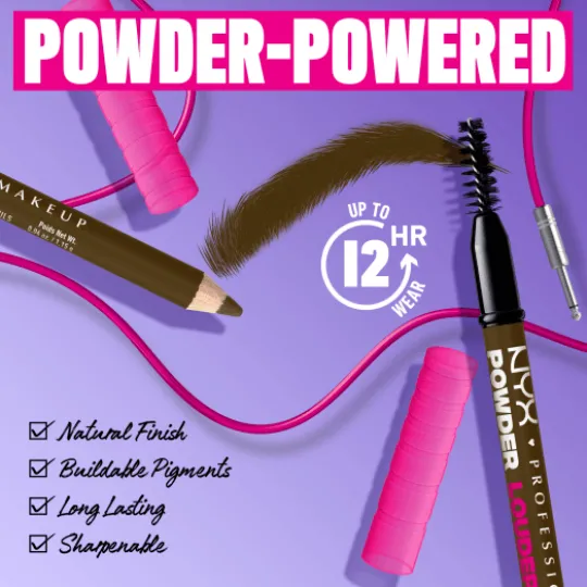 NYX Professional Makeup Powder Louder Brow Pen 02 Taupe