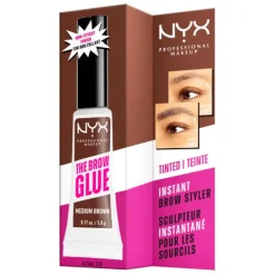NYX Professional Makeup The Brow Glue Instant Brow Styler 03 Medium Brown 5 g