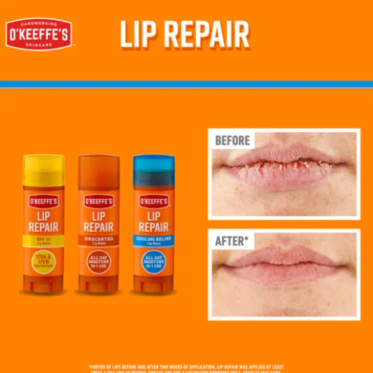 O'Keeffe's Lip Repair Stick Unscented 4,2 g
