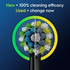 Oral-B Cross Action Svarta Borsthuvuden 5 st