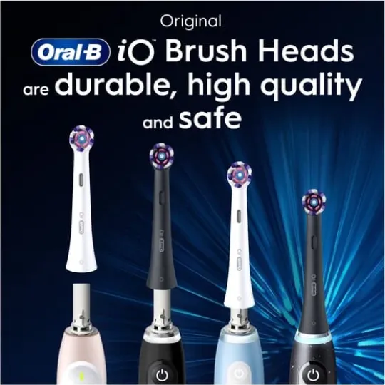 Oral-B iO Radiant White Tandborsthuvuden Svart 3 st