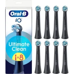 Oral-B iO Ultimate Clean Tandborsthuvuden Svart 8 st