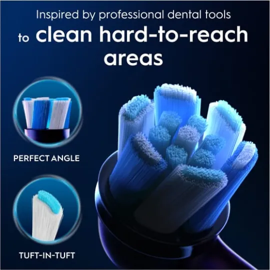 Oral-B iO Ultimate Clean Tandborsthuvuden Svart 8 st