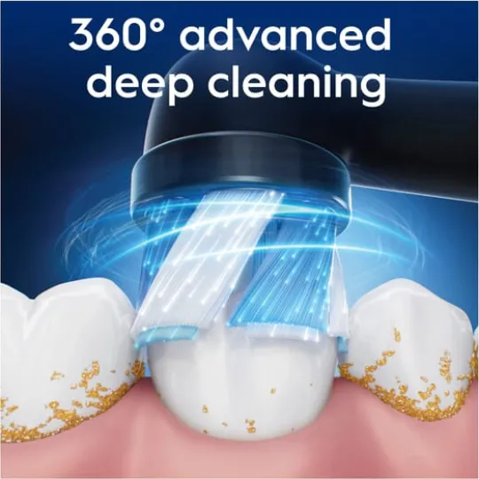 Oral-B iO Ultimate Clean Tandborsthuvuden Svart 6 st