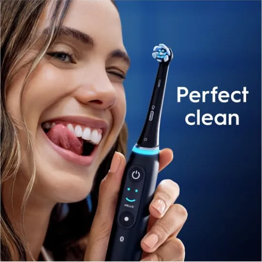 Oral-B iO Ultimate Clean Tandborsthuvuden Svart 6 st