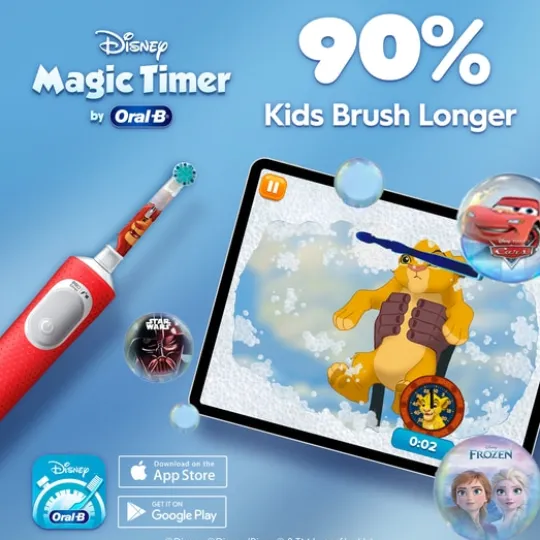Oral-B Pro Kids The Lion King Eltandborste Designed by Braun