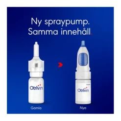 Otrivin Comp nässpray, lösning 0,5 mg/ml + 0,6 mg/ml 10 ml