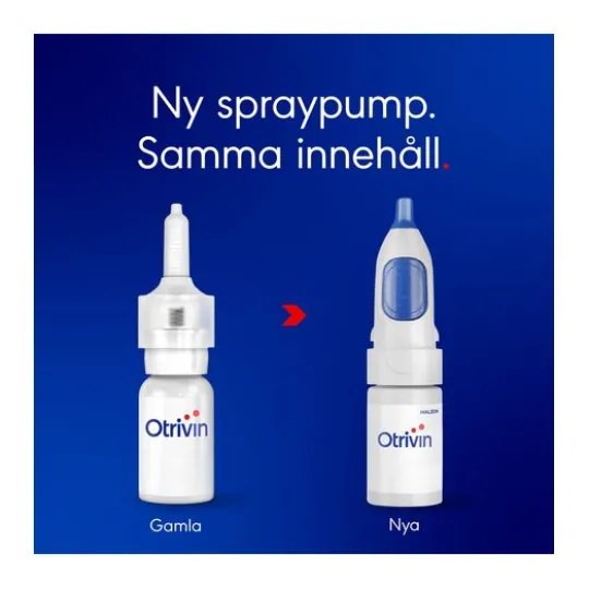 Otrivin utan konserveringsmedel nässpray 1mg/ml 10 ml
