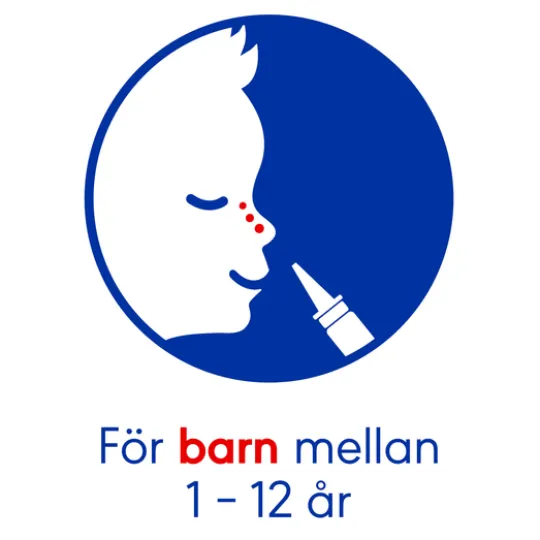 Otrivin utan konserveringsmedel, nässpray, lösning 0,5 mg/ml 10 ml