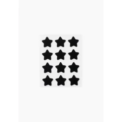 Peggy World Blemish Patches Hearts and Stars Black 24 st