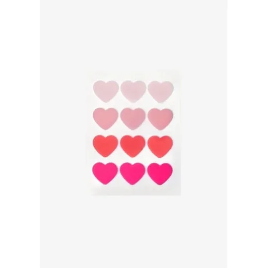Peggy World Blemish Patches Hearts and Stars Yellow 24 st