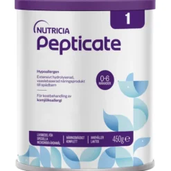 Pepticate 1 Modersmjölksersättning Pulver 450 g