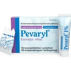 Pevaryl Vagitorium och Kräm 150 mg 3 st + 1% 15 g