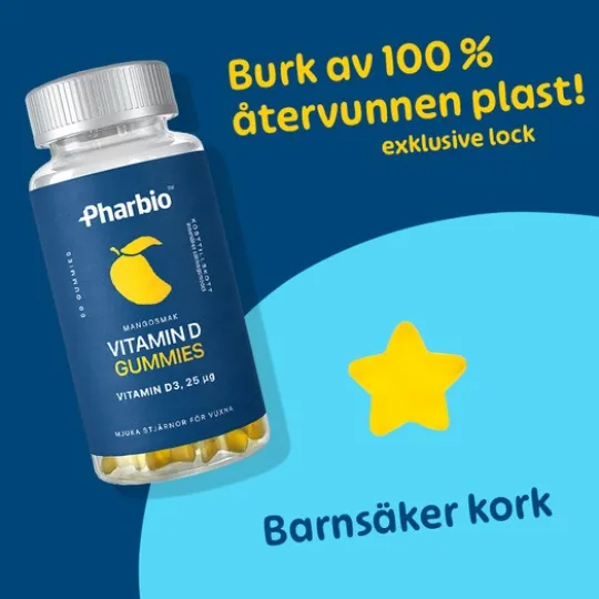 Pharbio D-vitamin 60 gummies