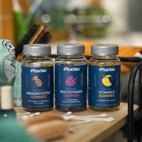 Pharbio D-vitamin 60 gummies
