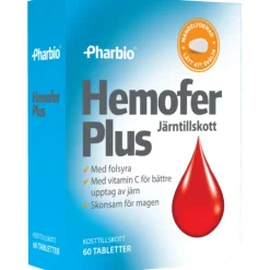 Pharbio Hemofer Plus 60 tabletter