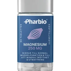 Pharbio Magnesium 250 mg 90 tabletter