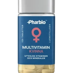 Pharbio Multivitamin Kvinna 120 tabletter