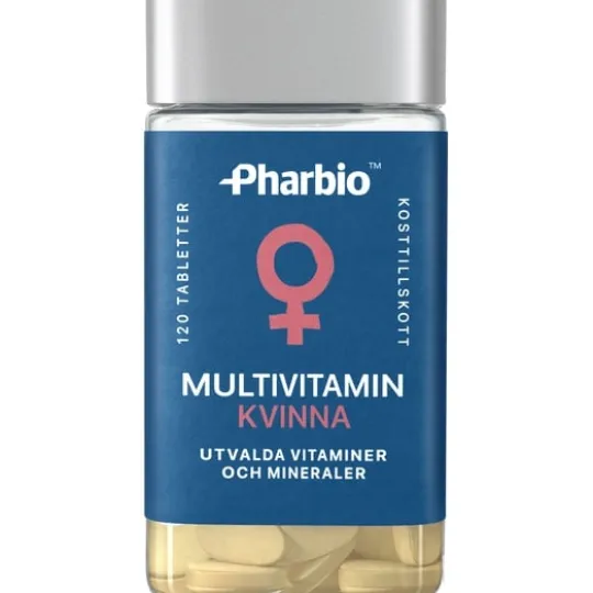 Pharbio Multivitamin Kvinna 120 tabletter