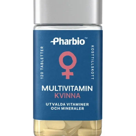 Pharbio Multivitamin Kvinna 120 tabletter