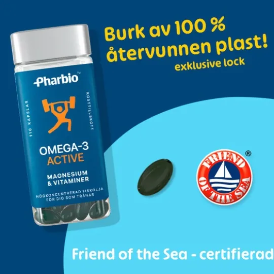 Pharbio Omega-3 Active 110 kapslar