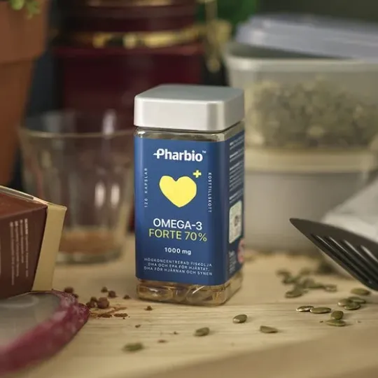 Pharbio Omega-3 Forte 120 kapslar