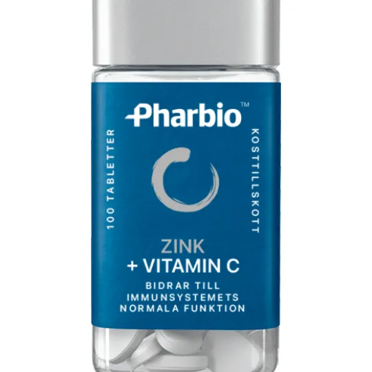 Pharbio Zink + Vitamin C 100 tablett